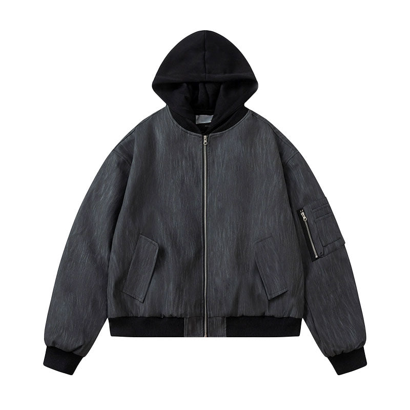POLYESTER ZIP-UP