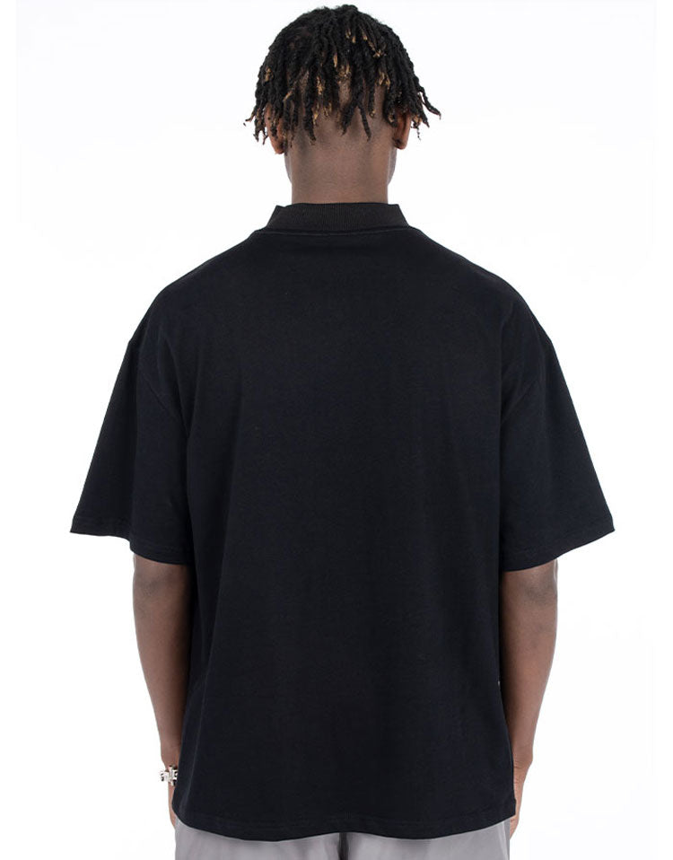 HIGH-COLLAR T-SHIRT