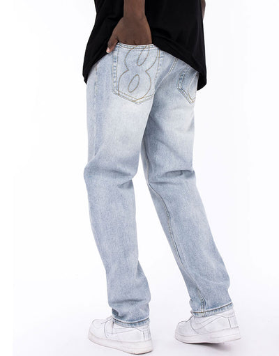 EMBROIDERED JEANS