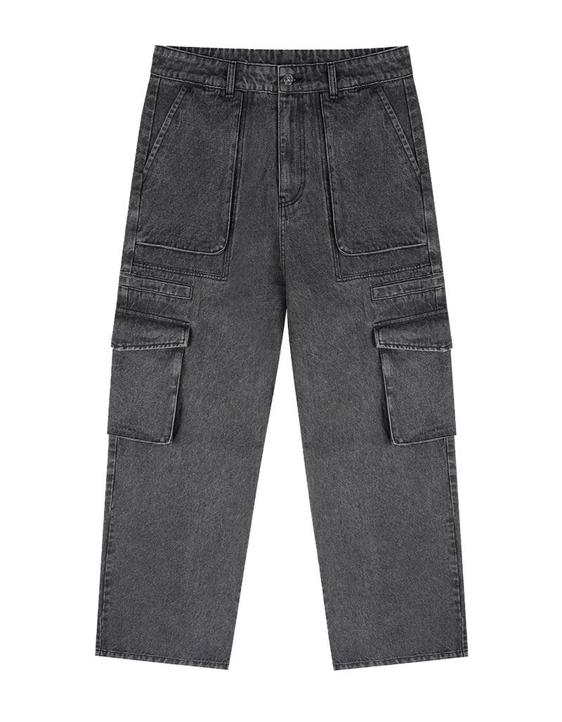 CARGO DENIM PANTS