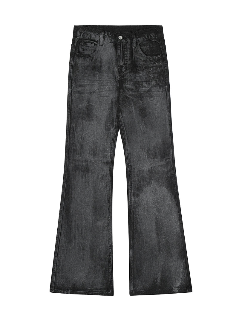 FLARED WASHED JEANS