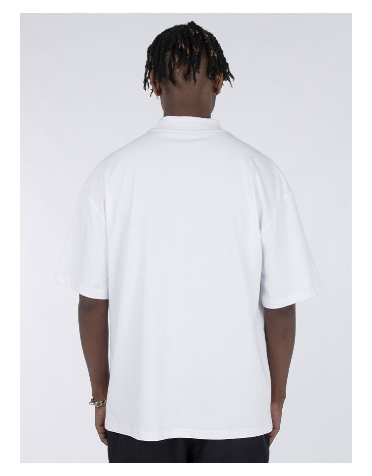 HIGH-COLLAR T-SHIRT