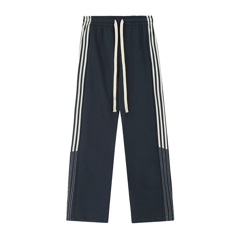 BAGGY STRIPED SWEATPANTS