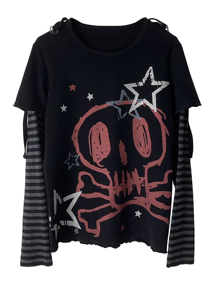 PUNK SKULL LONG-SLEEVE